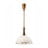 Lampadario in marrone scuro dorato con paralume in vetro ø 30 cm Ciara - LAMKUR