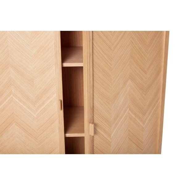 Armadio in rovere 100x140 cm Herringbone - Hübsch-image-2
