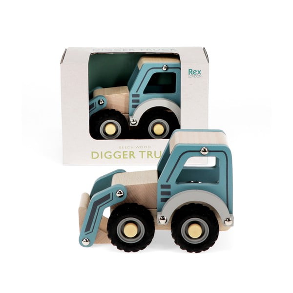 Trattore in legno Digger Truck - Rex London-image-3