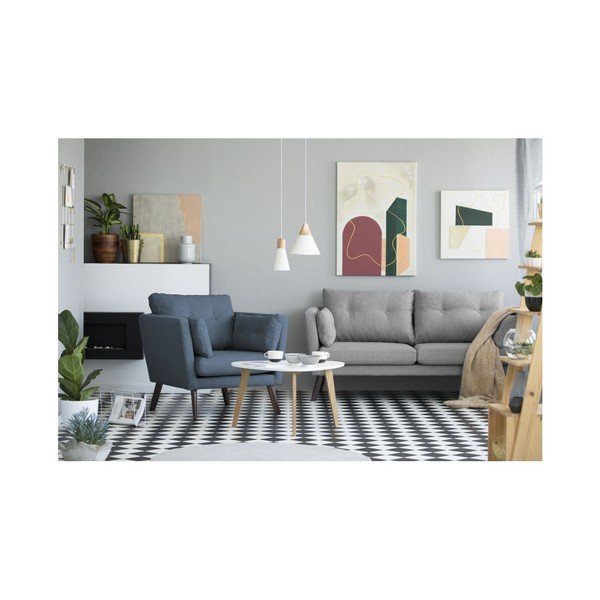 Poltrona blu scuro Elena - Mazzini Sofas-image-2