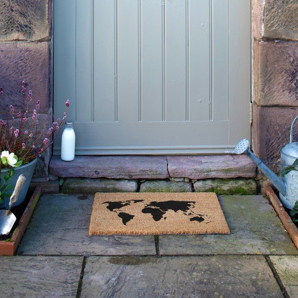 Zerbino in cocco 40x60 cm World Map - Artsy Doormats-image-4