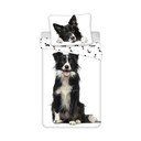 Biancheria da letto per bambini in cotone per letto singolo 140x200 cm Border Collie – Jerry Fabrics