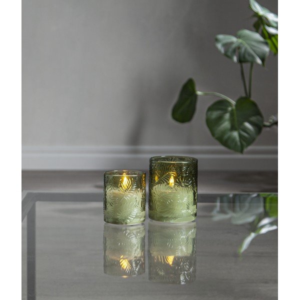 Candela a LED (altezza 12,5 cm) Flamme Leaf - Star Trading-image-4