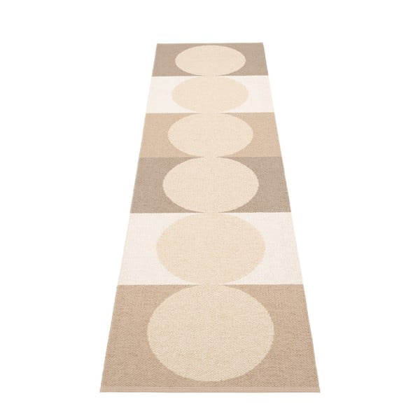 Passatoia da interno/esterno beige/color crema 70x280 cm Otto Grain – Pappelina-image-2