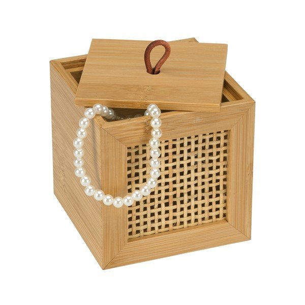 Organizzatore da bagno in bambù , 9 x 9 cm Allegre - Wenko-image-1