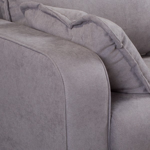 Divano angolare grigio (angolo destro) Beata - Ropez-image-1