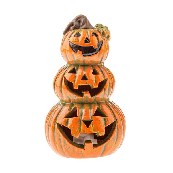 Statuetta in ceramica (altezza totale 15 cm) Pumpkin – Dakls