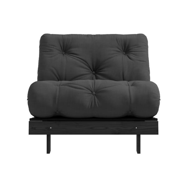 Poltrona Variable Nero/Grigio scuro Roots - Karup Design-image-1