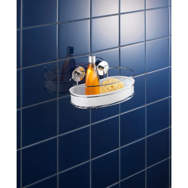 Mensola da bagno autoportante bianca Milazzo - Wenko-image-1