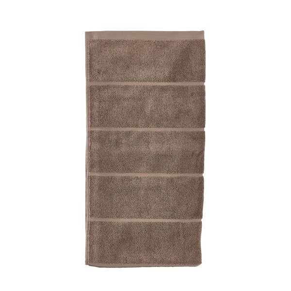 Asciugamano tipo terry marrone chiaro in cotone 70x140 cm Sauna – Zone