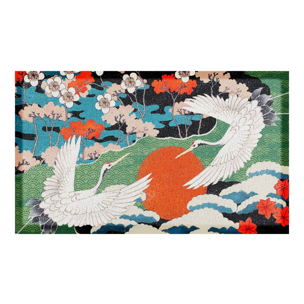 Zerbino 40x70 cm Japanese Bird – Artsy Doormats | Zerbini