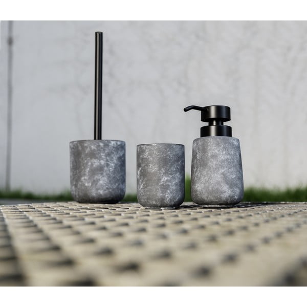 Dispenser per sapone grigio in ceramica 400 ml Sacile – Wenko-image-2