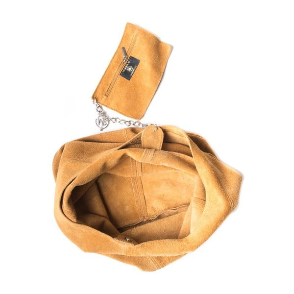 Kožená kabelka Roberta M 885 Cognac-image-3