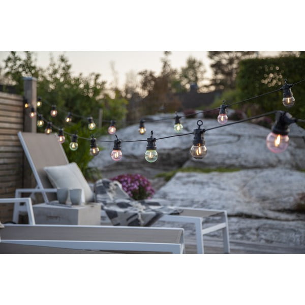 Catena luminosa a LED colorata per feste, lunghezza 8,55 m Small Circus - Star Trading-image-1