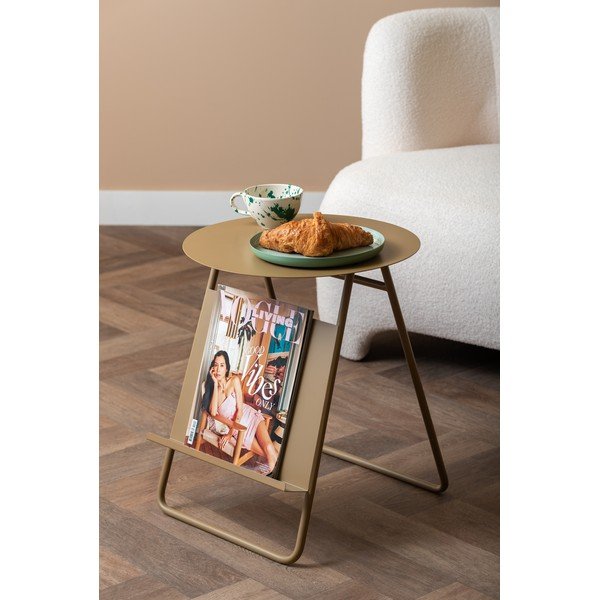 Tavolino rotondo in metallo ø 40 cm Esencia – Leitmotiv-image-1