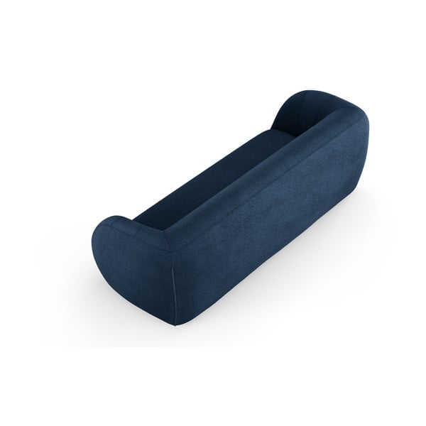 Divano in tessuto bouclé blu 230 cm Essen - Cosmopolitan Design-image-3