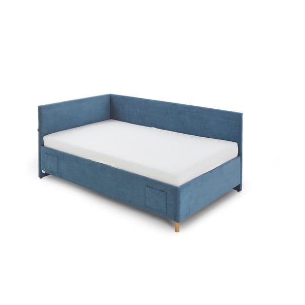 Letto da bambini blu con sponde e spazio contenitivo 120x200 cm Cool – Meise Möbel