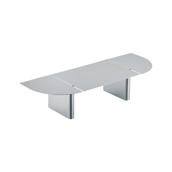 Mensola color argento opaco in acciaio inox 60 cm Oru – Blomus-image-3