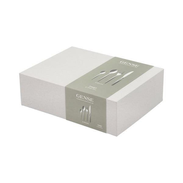 Posate argentate in acciaio inox 16 pz Twist – Gense-image-3