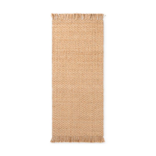 Passatoia di colore naturale in iuta reversibile/tessuta a mano 80x200 cm Fjord – Hanse Home-image-4