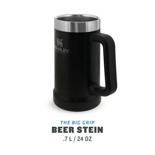 Tazza termica nera in acciaio inox 700 ml The Big Grip Beer Stein Black – Stanley-image-3