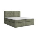 Letto boxspring verde con contenitore 180x200 cm Palta – Makamii