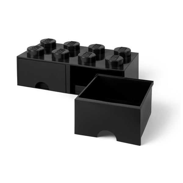 Contenitore nero con due cassetti - LEGO®-image-3