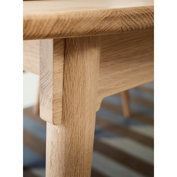 Tavolo da pranzo pieghevole in rovere naturale 106x184 cm Miro - Hammel Furniture-image-1