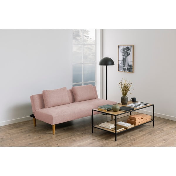 Divano letto rosa 180 cm Matylda - Bonami Essentials-image-1