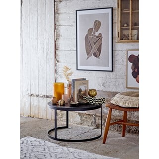 Tappeto bianco/grigio in cotone 90x150 cm Katie – Bloomingville