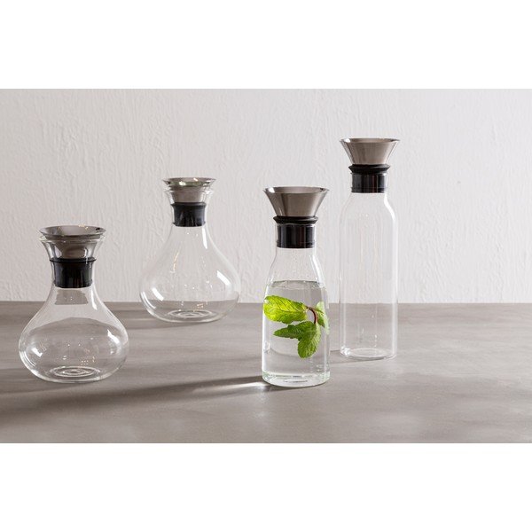 Decanter in vetro-metallo 1 l Winslet - Premier Housewares-image-1