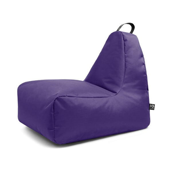 Pouf a sacco per bambini viola Chill M – So Soft?
