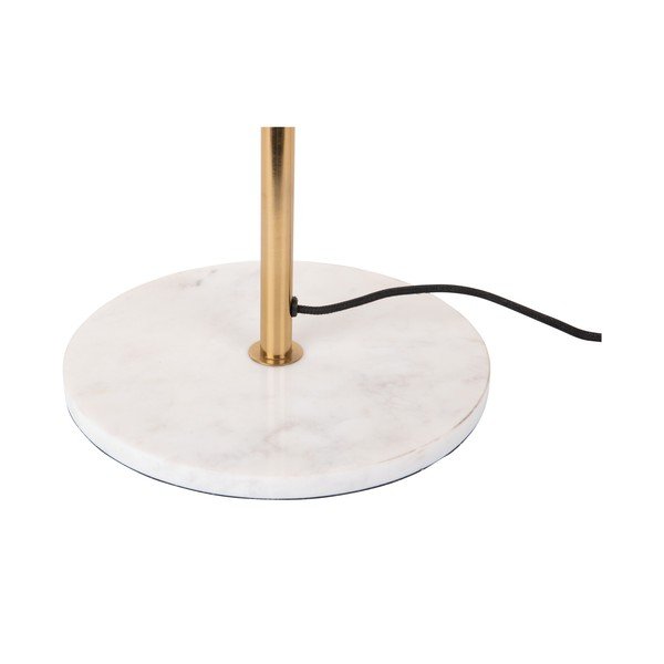 Lampada da terra con paralume in metallo nero e oro (altezza 154 cm) Waved - Leitmotiv-image-2