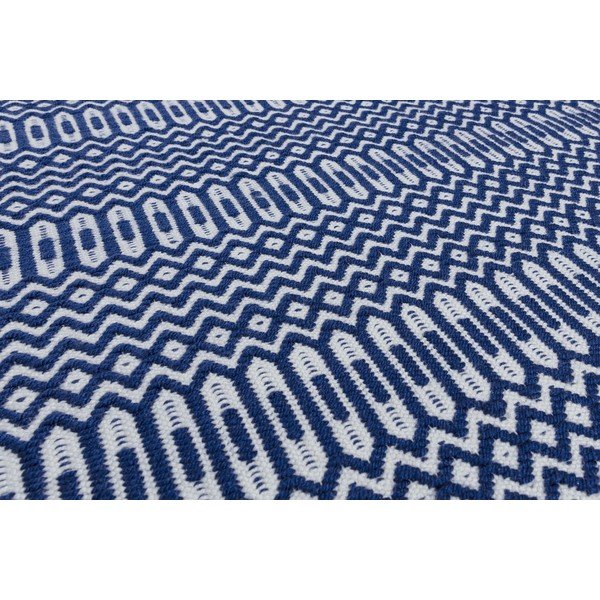 Tappeto blu e bianco , 160 x 230 cm Halsey - Asiatic Carpets-image-1