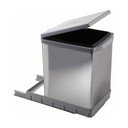 Cestino in metallo per rifiuti differenziati/incasso 17 l Tower - Elletipi