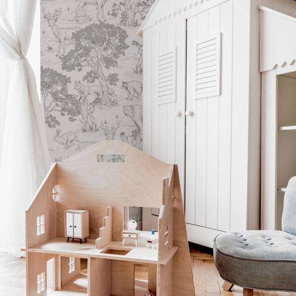 Carta da parati per bambini 100 cm x 280 cm Animals - Dekornik-image-1