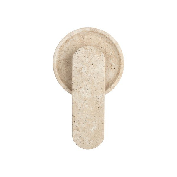 Lampada da parete LED beige in pietra Mavis – Nova Luce