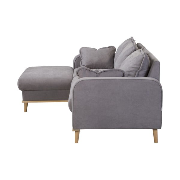 Divano angolare grigio (angolo sinistro) Beata - Ropez-image-4