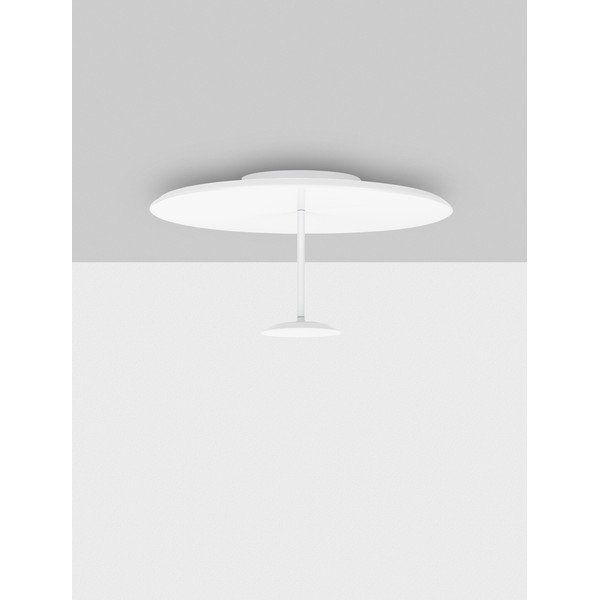 Plafoniera LED bianco opaco in acciaio con intensità regolabile Nima – Nova Luce-image-4