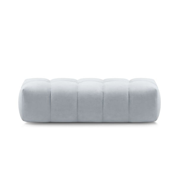 Pouf grigio chiaro Mont-Blanc - Bobochic Paris