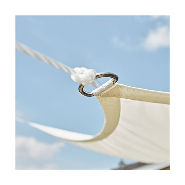 Telo ombreggiante quadrato beige Como, 3,6 x 3,6 m - Livin' Outdoor-image-3