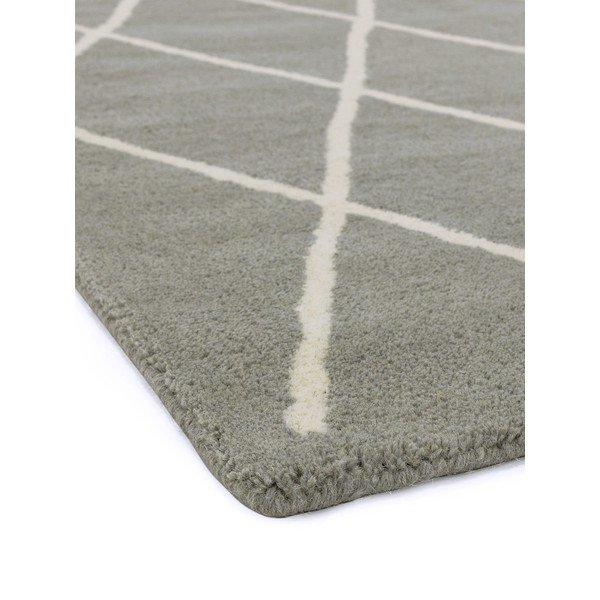 Tappeto in lana grigio tessuto a mano 200x290 cm Albany - Asiatic Carpets-image-2