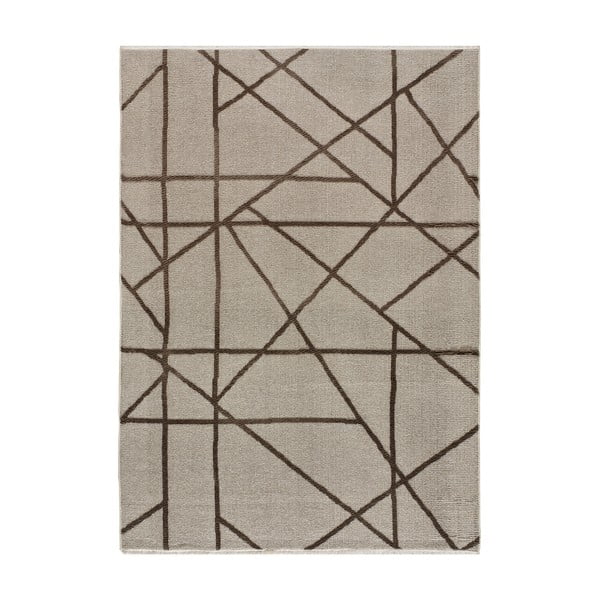 Tappeto marrone chiaro 120x170 cm Lux - Universal-image-3