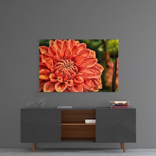 Pittura su vetro Fiori IV. - Insigne-image-1