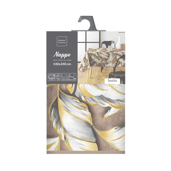 Tovaglia adatta per pulizia con panno umido 140x240 cm Ebany – douceur d'intérieur-image-4