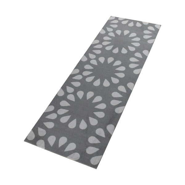 Runner grigio Bloom, 50 x 150 cm Cook & Clean - Zala Living-image-3