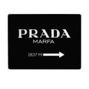 Tappetino da tavolo nero Black Prada - Little Nice Things