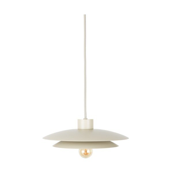 Lampadario beige in metallo ø 26,5 cm Wubbo – White Label