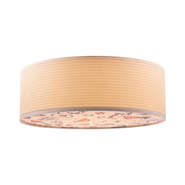 Plafoniera per bambini con paralume in tessuto ø 38 cm Kiddy – Candellux Lighting-image-1