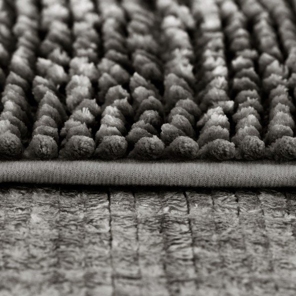 Set di tappetini per il bagno grigio scuro 2 pz per WC 80x50 cm Bati – Restilo-image-4